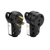 QWORK 30 Amp Male and Female Plug Set, RV Electrical