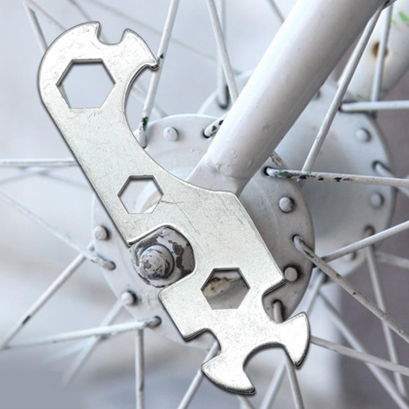 BEIDUOYANG Bicycle Repair Multi-Tool Wrench - Carbon Structural Steel, 6-Piece