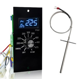 Digital Thermostat Control Board Replacement Parts Kit for Pit Boss Pellet Grill Smokers PB340, PB440D, PB700FB, PB700D, PB700S, PB700SC, PB820FB, PB820D, PB820FBC, PB820SC, with RTD Sensor Probe