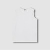 Jaju [JAJU] Women's Slub Sleeveless T-Shirt_White