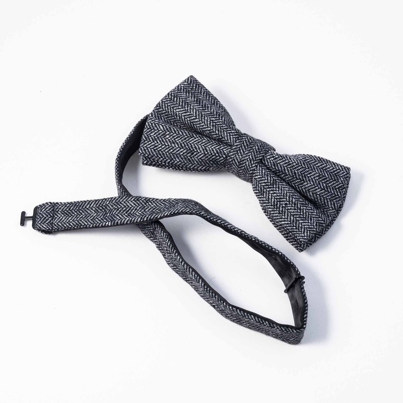 Wedding Style TC-0100 Bow Tie & Chief Set, grey |