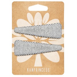 KANPRINCESS 2PCS Rhinestone Hair Clips,Snap Hair Accessories,Decorative Hair Clips,Rhinestone Barrettes For Women Girls(SET17)