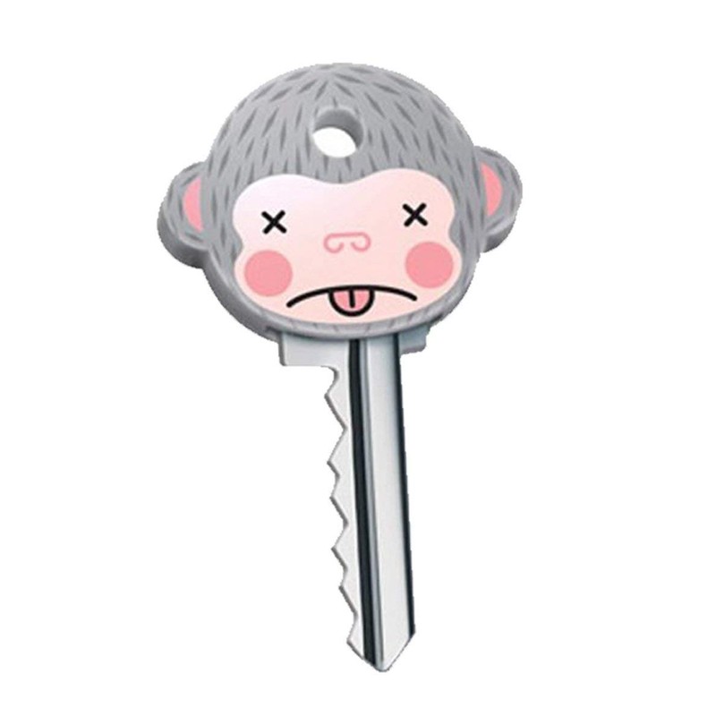 LHKJ Set of 6 Cute Monkeys Key Caps, multicoloured