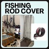 SCGEHA Rod Cover Rod Socks Mesh Fishing Rod Cover Rod