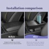 QianBao Car Center Console Carbon Fiber Pattern Armrest Box Booster