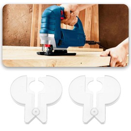 SG Store 10Pcs Anti-Splinter Guards Jig Saw Anti-Burr Gasket 2607010079 Compatible with Bosch GST800 GST65 GST85 PST 650L Transparent
