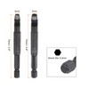 sourcing map Leather Hollow Punch Set 1/4 Hex Shank for