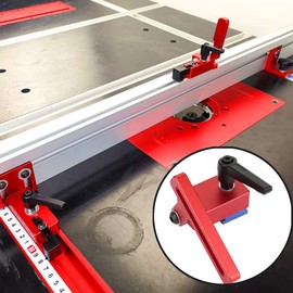 Guide Rail Stop, Mitre Rail StopBacking Connector Woodworking Instructions for 30 Types of Woodworking DIY Table Saw Accurate Length Limiting