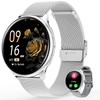 RifePhi Smartwatch Damen, 1.39" Touchscreen Fitnessuhr mit Telefonfunktion & Blutdruckmessung,