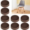 Rubber Furniture Pads Non Slips Furniture Casters Cup Chair Leg