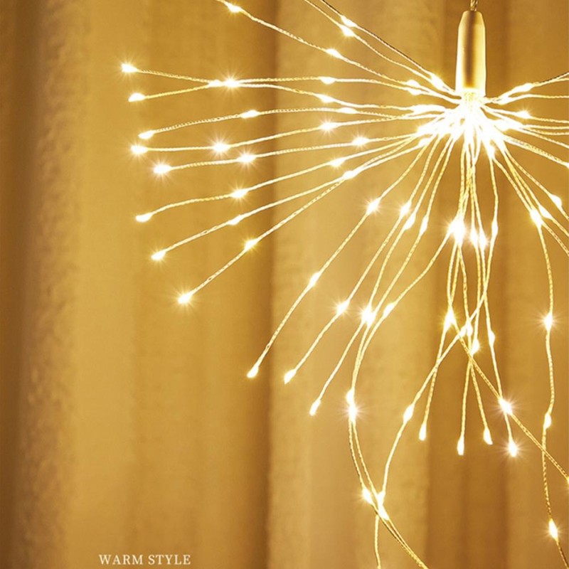 LED Copper Wire Light Waterproof Fireworks Fairy Lights with Remote