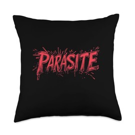 Funny Parasite Speech Costume with this Bold Statement Throw Pillow