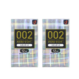 オカモト コンドームズ 0.02 ゼロゼロツー EX 1箱12個入 (レギュラー2個セット)