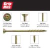 Grip-Rite 212GCS1 #9 x 2-1/2" Star Drive Gold Construction Wood