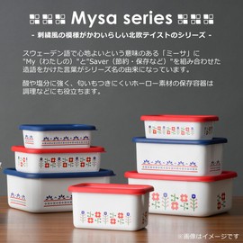 Fuji Hollow Mesa Shallow Shaped Square Container, Red, S, M, L, Set of 3