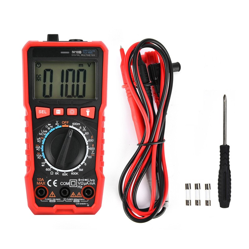 5999 Mini Portable Digital Multimeter True RMS Measurement Voltage Current