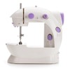 Mini Sewing Machine for Beginner by Phildim (2 Speeds, LED
