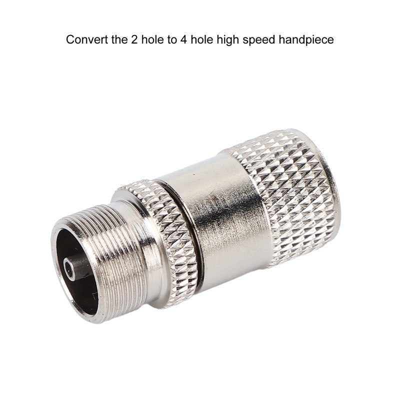 2 To 4 Hole High Speed Dental Handpiece Adapter Stainless
