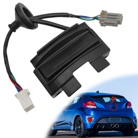 Hatch Button Trunk Latch 81260-2V010, Rear Trunk Hatch Release Switch Buttons Outside HDL Lock Assembly Compatible with Hyundai Veloster 1.6L 2012 2013 2014 2015 2016 2017-T Lid with Camera