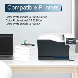 M4U Specially Made For You 307A Toner Cartridge 2 Pack (Black) Compatible with 307A CE740A Toner Cartridges, Working with Color Professional CP5225 CP5225n CP5225dn Printers