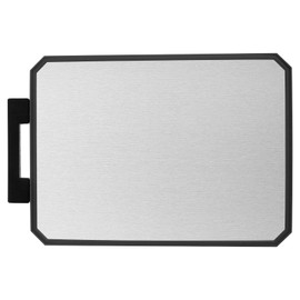 Stainless Steel Cutting Board Safe Solid Meat Cutting Easy to Clean Double Sided Multipurpose Chopping Portable Board Set for Cooking