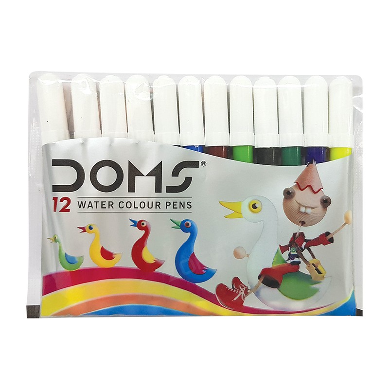 DOMS 12 Aqua Mini Water Colouring Pens - Pens -