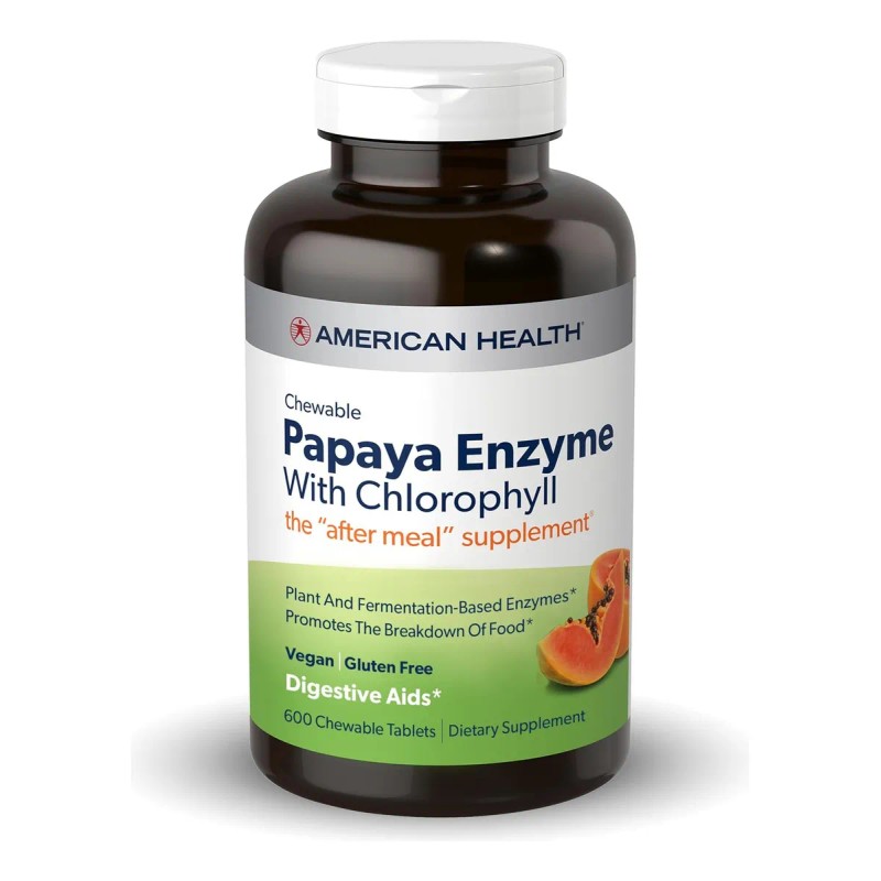Enzimas Digestivas De Papaya Encimas Suplemento Americano Sabor Sin Sabor