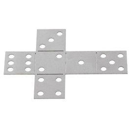 Welding Practice 316 Stainless Steel Welding Coupons Welding Training Practice Accessories Tools for Dice DIY, 1.65 Inch