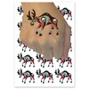 Tribal Native American Moose Totem Temporary Tattoo Water Resistant Fake