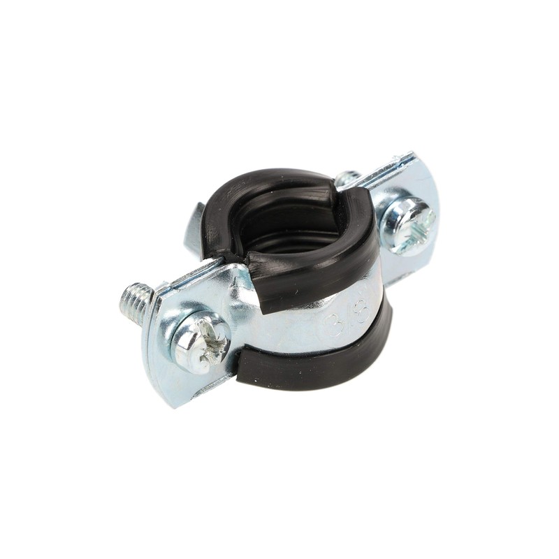 KOTARBAU® Set of 10 Pipe Clamps 3/8 Inch with Rubber