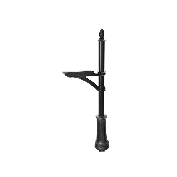 Architectural Mailboxes 7510B-10 Hamilton Post, Black