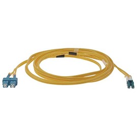 SF Cable, 10m LC-SC Duplex Singlemode 9/125 Fiber Optic Cable Jumper Optical Patch Cord (32.8ft)