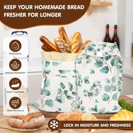 2pcs Bolsas Reutilizables de Cera de Abeja para Pan, HSSZXFR Bolsa de Tela Orgánica de Lino para Conservación de Alimentos, Conservación de Frescura para Mantener Fresco, para Pan Casero de Masa Madre