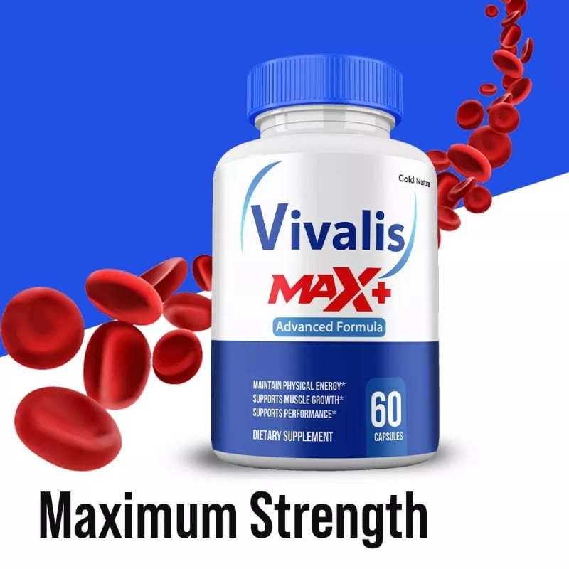 Vivalis Max+ Supplement For Men, Maximum Strength, Vivalis Max +