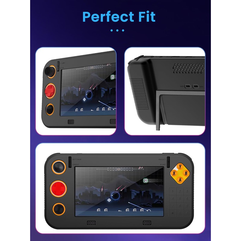 for My Arcade Atari Gamestation Go Silicone Grip Case With