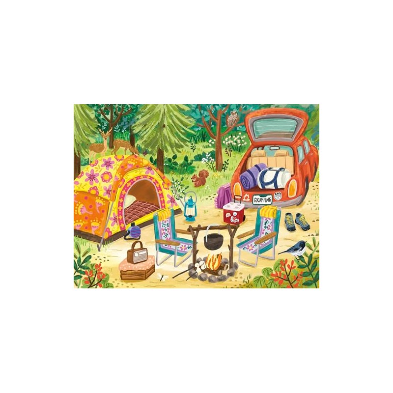 Ceaco - Olivia Gibbs - ¡Ve a Acampar! - Rompecabezas