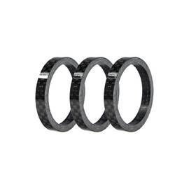 Set of 3 1 1/8 Inch Carbon Spacers 5 mm A-Head Stem MTB Road Bike Trekking