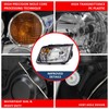 ADCARLIGHTS Headlight Assembly Pair for 1999-2005 Volkswagen Jetta MK4 Clear