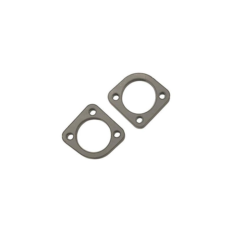 Shovelhead Mild Steel Exhaust Port Flanges, Single Bolt