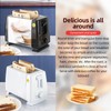 2 Slice Toaster Stainless Steel ABS Smart Toaster with 6