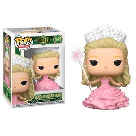 Funko Glinda with Crown and Wand in Bubble Gown + Pop Protector: Wicked Pop! Movies Vinyl Figure Gift Set Bundled with ToyBop Brand Box Protector Collector Case