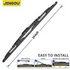 JINGOU 24''+18'' Wiper Blades,Compatible with Mazda 3 2014-2018 Premium All-Season
