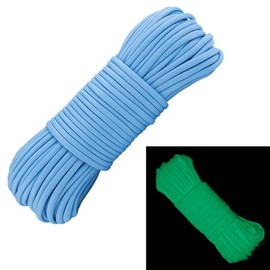 West Coast Paracord Glow in The Dark | 7 Strand Type III 550 Paracord | 100% Nylon | 10, 25, 50, 100ft Lengths | 8 Colors