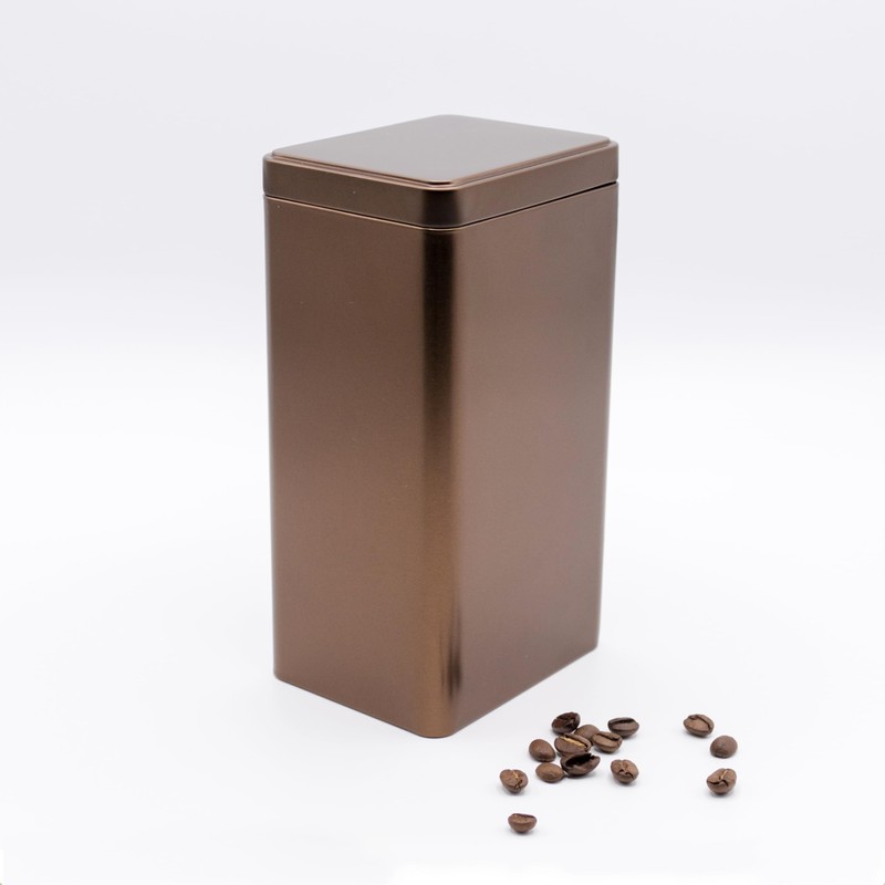 Dosenritter 6 x Square Tea Canisters / Storage Containers with