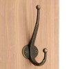 LXZ 4 PCs Antique Brass Wall Mounted Hooks - Wall