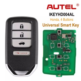 AUTEL MAXIIM IkeyHD004AL Premium Style Honda 4 Buttons Universal Smart key