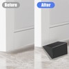 Heavy Rubber Duty Door Stopper Holder,6cm Big High Stop Wedge