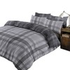 Dreamscene Boston 100% Brushed Cotton Duvet Cover with Pillow Case