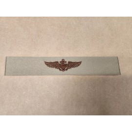 Navy Pilot Naval Aviator Badge Subdued Embroidered Desert Tan