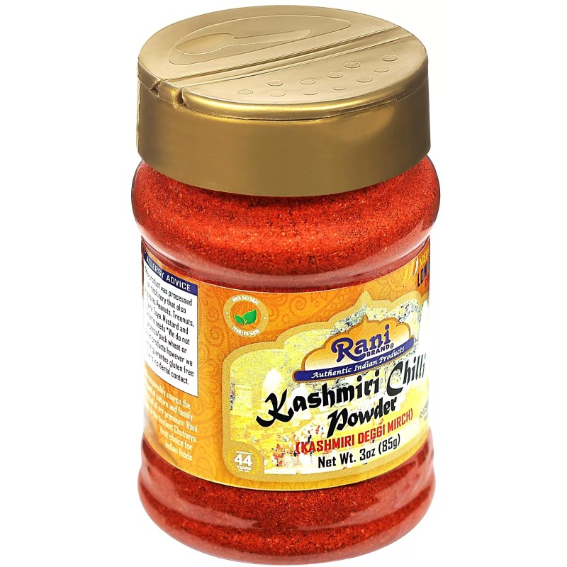 Rani Kashmiri Chilli Powder (Deggi Mirch, Low Heat) Ground Indian